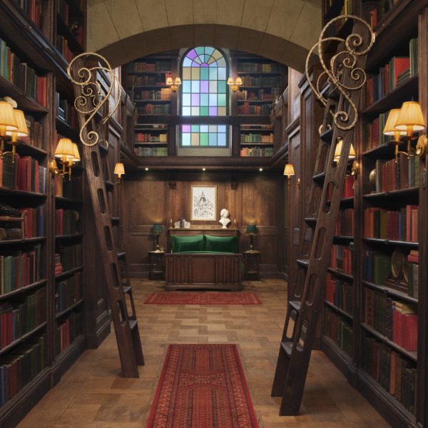Una notte nella biblioteca segreta  della Cattedrale di St Paul a Londra, ora su Airbnb