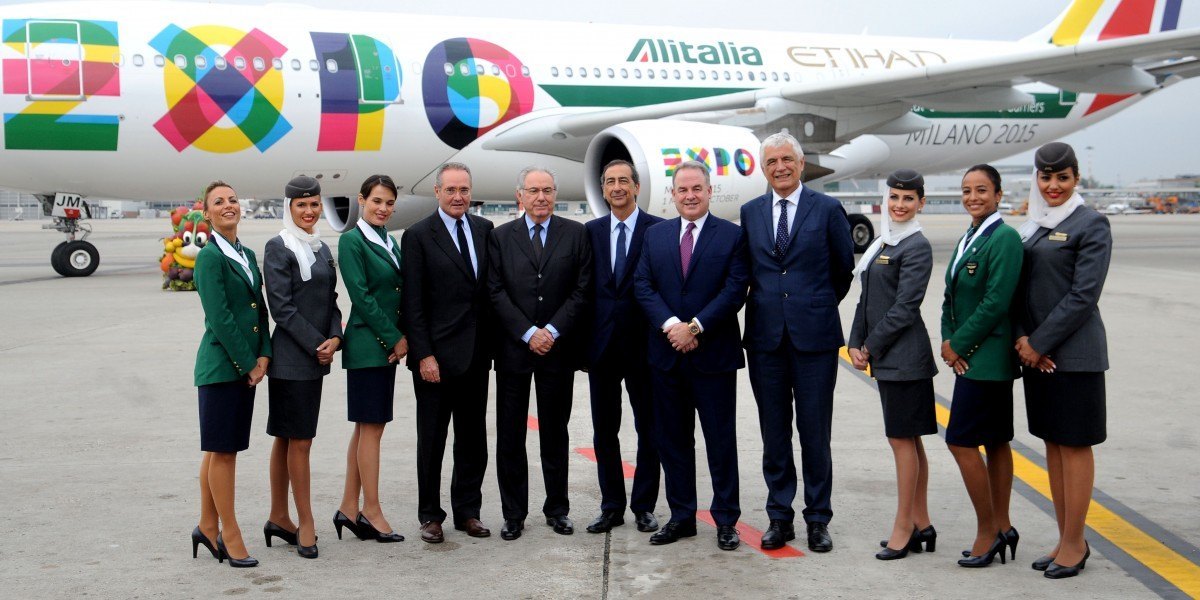 Etihad Airways – Alitalia inaugurano il padiglione a EXPO
