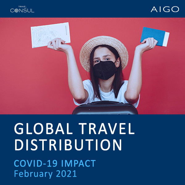 The impact of Covid-19 on global travel distribution  – February 2021