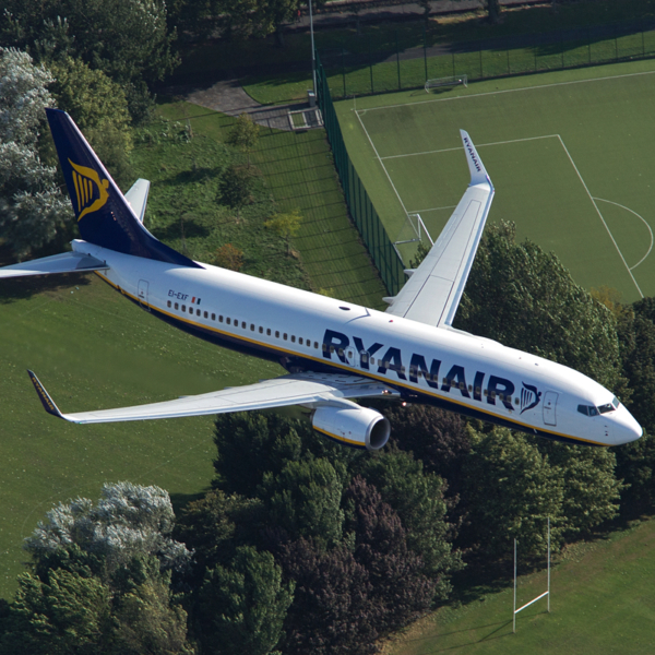 L’83% dei voli Ryanair in orario nel mese di luglio