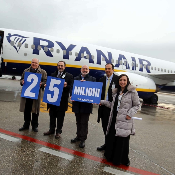 Ryanair a Treviso: 20 anni e 25 milioni di passeggeri