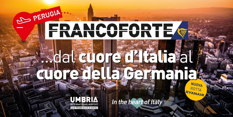 Ryanair: Perugia – Francoforte