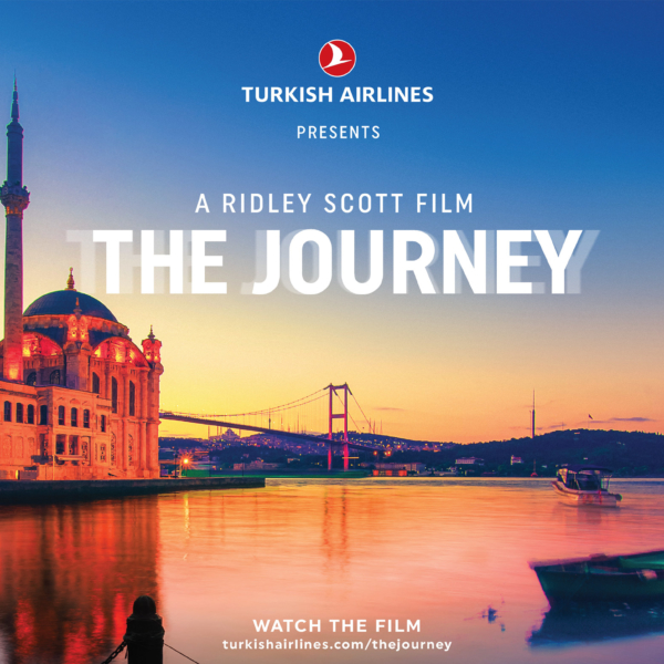 Il viaggio di Turkish Airlines verso il nuovo Istanbul Airport inizia con un cortometraggio cinematografico  diretto dal leggendario regista Ridley Scott  e trasmesso al Super Bowl LIII