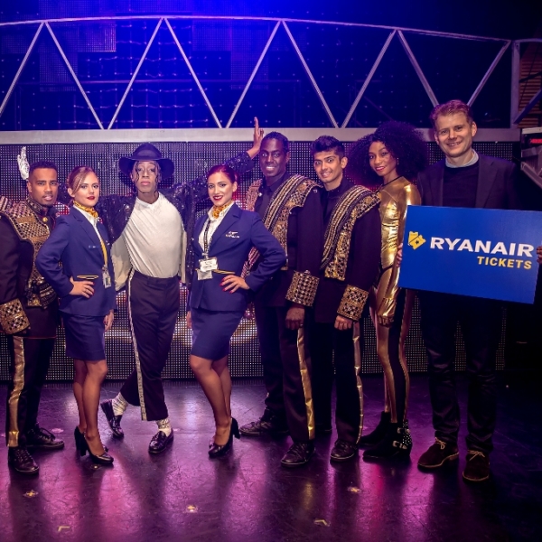 Ryanair annuncia la partnership con Coras per la vendita di biglietti per teatro, musica e sport in tutta Europa