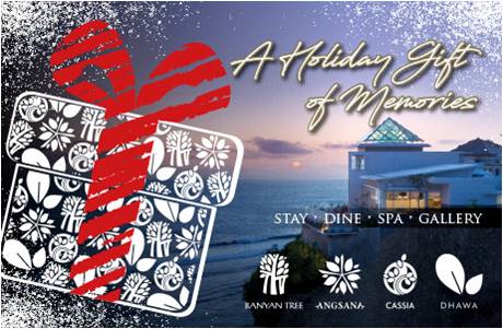 Banyan Tree Hotels & Resorts presenta l’e-Gift Card di Natale “A Holiday Gift of Memories”