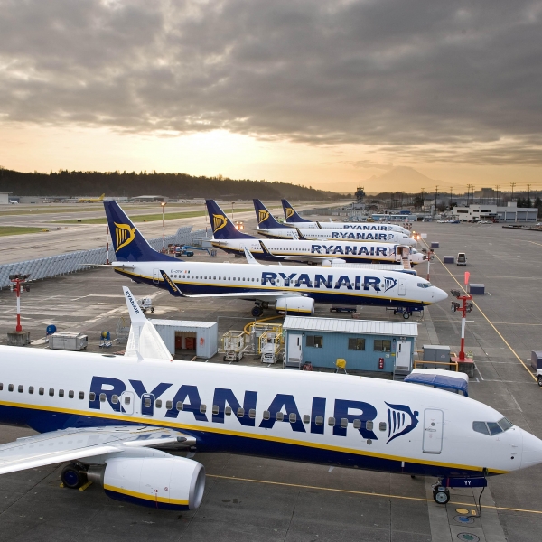 Ryanair: offerta di Ferragosto con sconti fino al 30% su oltre 59 rotte