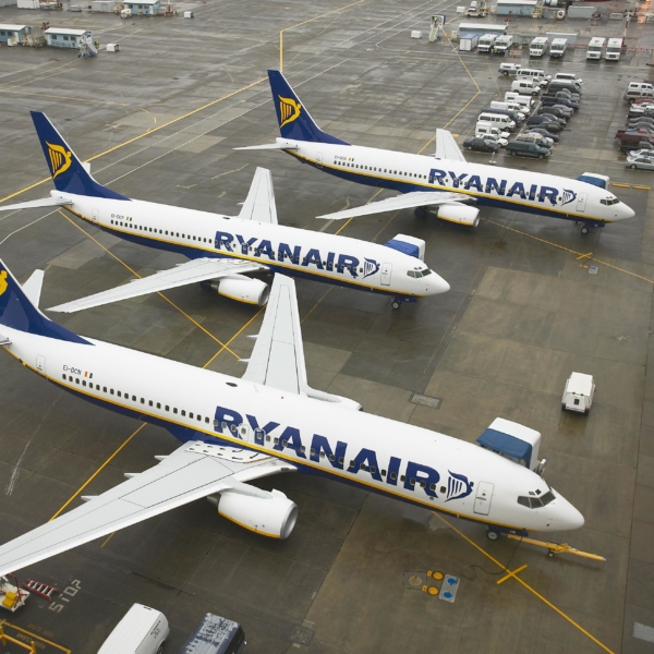 Ryanair: a novembre il traffico cresce del +6% con 9,3 milioni di clienti