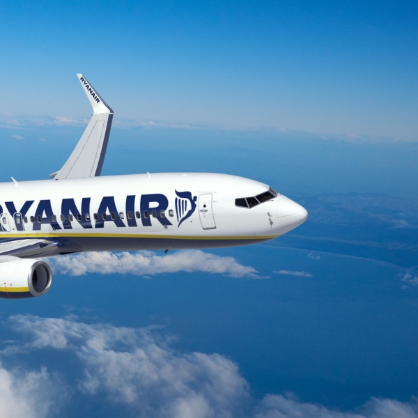 Ryanair: traffico ad agosto +10% con 12,7 milioni di clienti