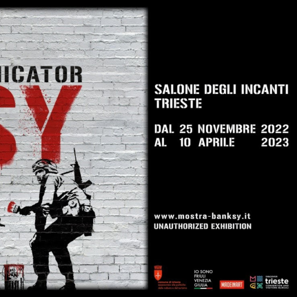 Banksy chiude a Trieste: 93mila ingressi