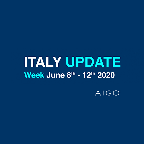 Italy Update, 8-12 giugno 2020