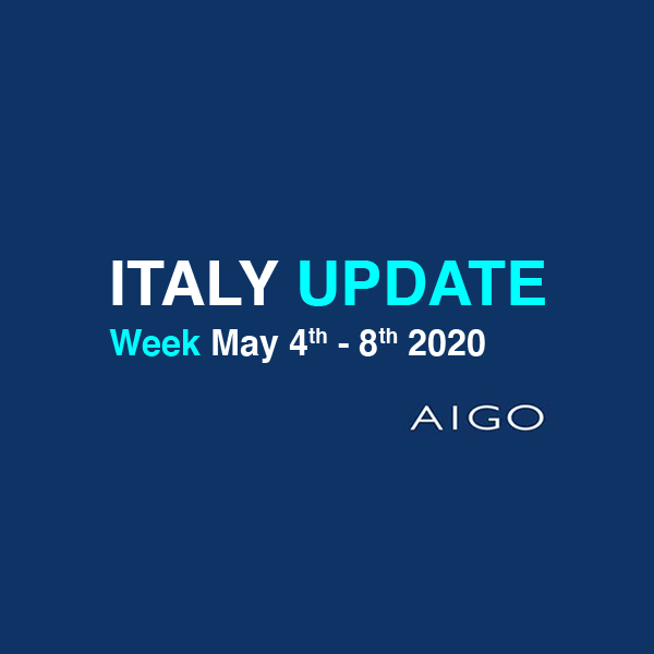 Italy Update, 4-8 May 2020